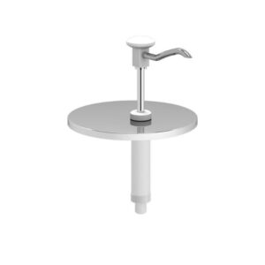 Kalando KD-010-5-220 Basmalı Sos Pompası Ünitesi 5 L Kova Uyumlu Ø220mm Beyaz
