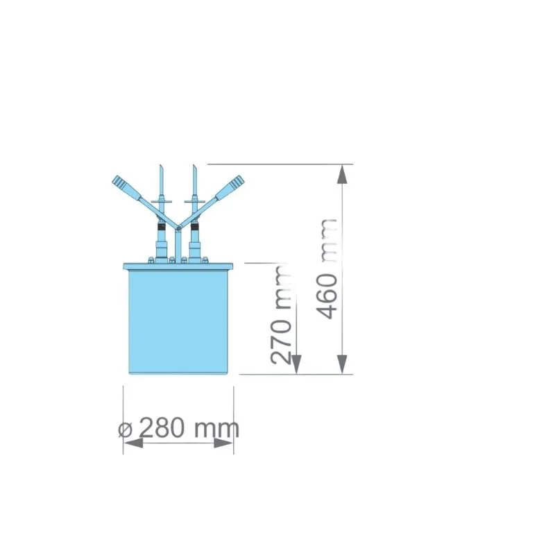 Kalando KD-019-10 Çift Kollu İğneli Sos Pompası Paslanmaz Çift Enjekte Dolum 10 L
