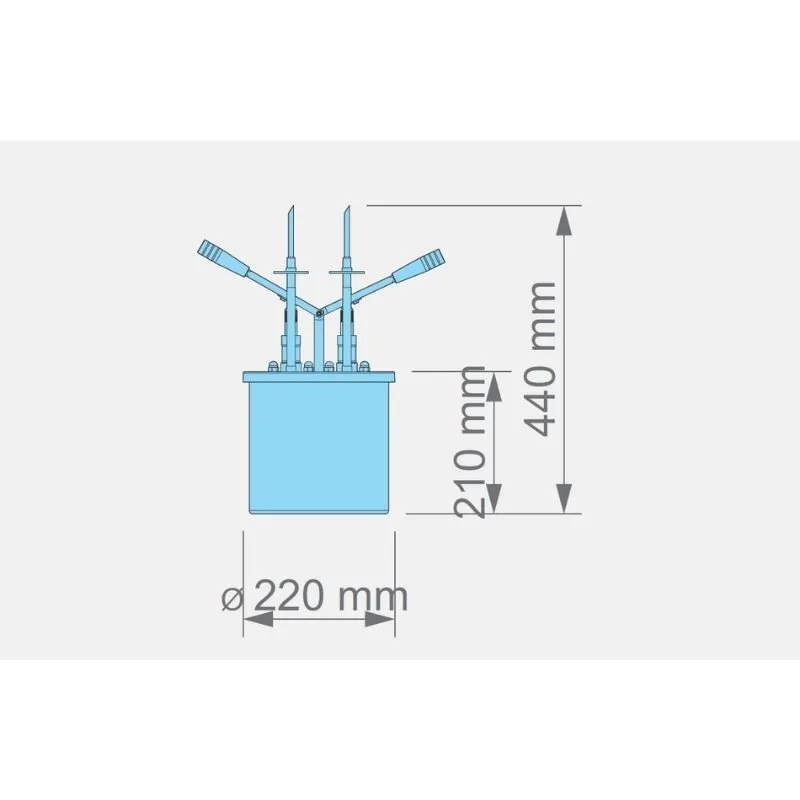 Kalando KD-019-6 Çift Kollu İğneli Sos Pompası Paslanmaz Çift Enjekte Dolum 6 L