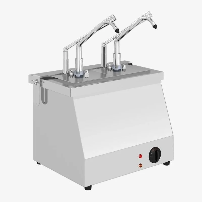Kalando KD-021 Benmari Isıtmalı Sos Pompası Paslanmaz GN 1/6 2x3 L