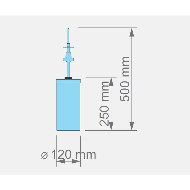 Kalando KD-022 Tek Kollu İğneli Sos Pompası Paslanmaz Tek Enjekte Dolum 2.25 L