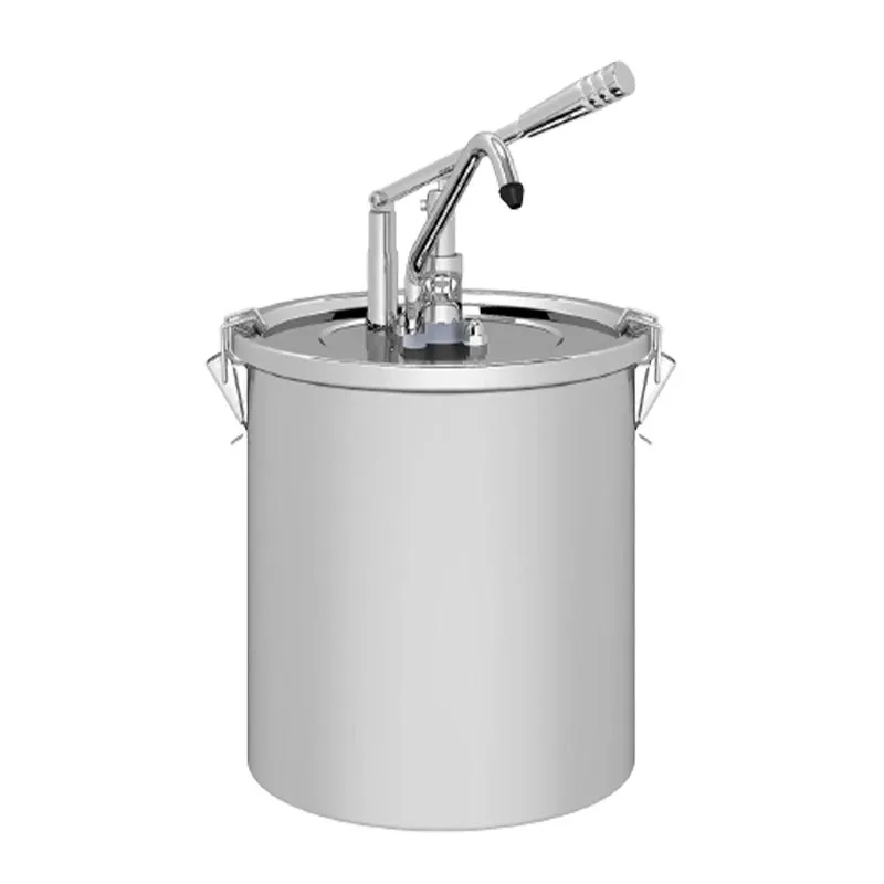 Kalando KD-0910 Kollu Sos Pompası Paslanmaz Kilitli 10 Litre