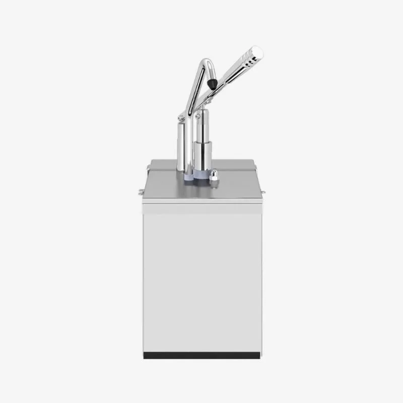 Kalando KD-214 Gastronorm Kollu Sos Pompası Tekli Stant Paslanmaz GN 1/4 5.25 L