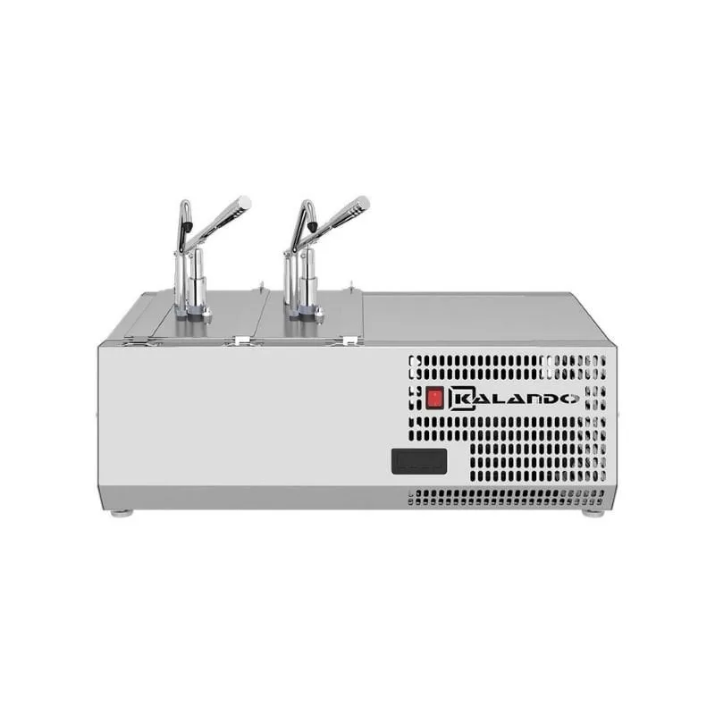 Kalando KD-COOLING Soğutmalı Sos Pompası İkili Paslanmaz GN 1/4 2x5.25 L
