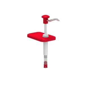 Kalando KDP-003-A Basmalı Sos Pompa Ünitesi Plastik Kırmızı