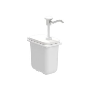 Kalando KDP-003 Basmalı Sos Pompası Plastik 1.9 Litre Beyaz