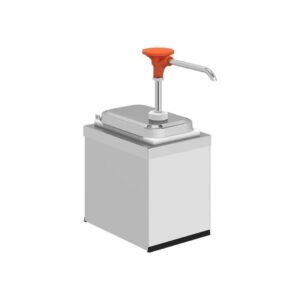 Kalando KDS-003 Basmalı Sos Pompası Tekli Stant Paslanmaz 1.9 L Turuncu