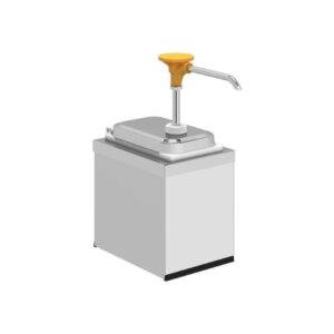 Kalando KDS-003 Basmalı Sos Pompası Tekli Stant Paslanmaz 1.9 L Sarı