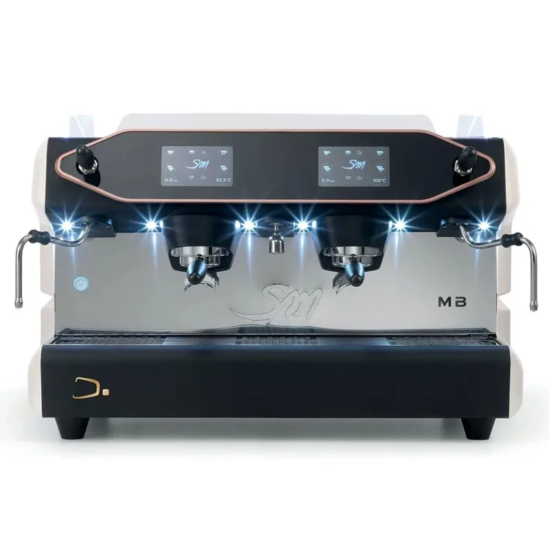 La San Marco D. Multiboiler 2 Gruplu Tam Otomatik Espresso Kahve Makinesi İnci Beyazı