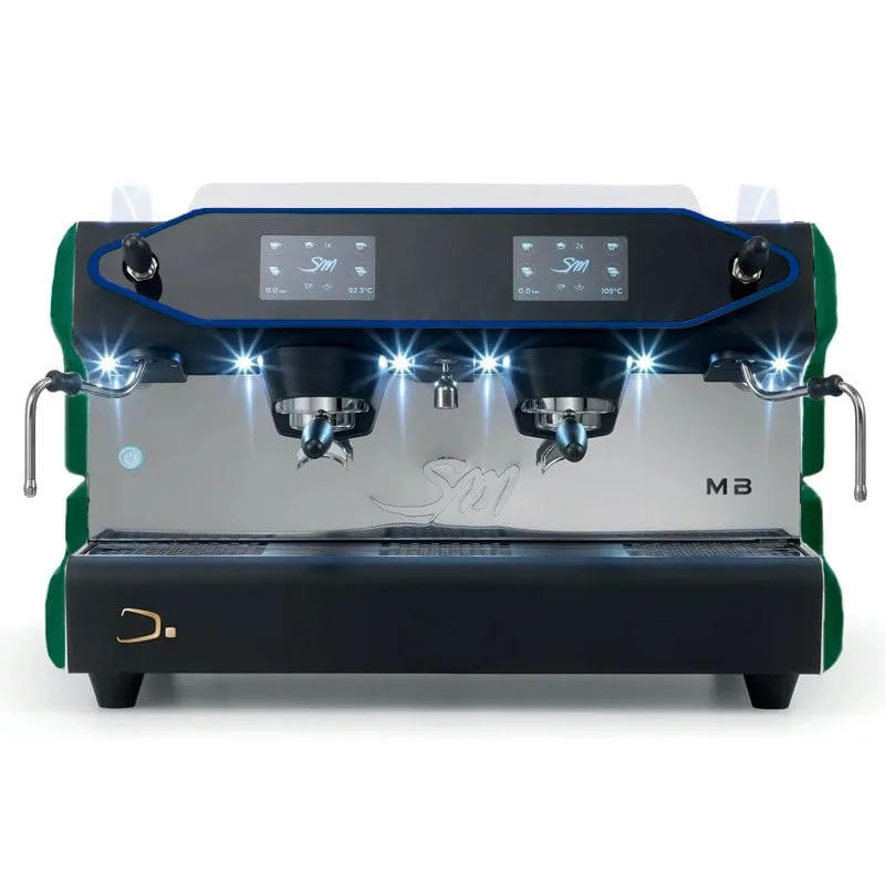 La San Marco D. Multiboiler 2 Gruplu Tam Otomatik Espresso Kahve Makinesi İngiliz Yeşili