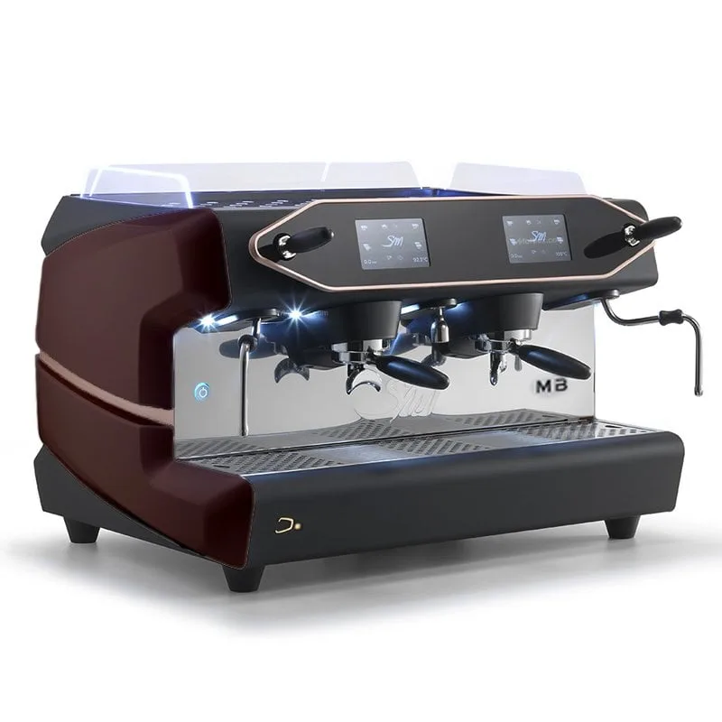 La San Marco D. Multiboiler 2 Gruplu Tam Otomatik Espresso Kahve Makinesi Kahverengi