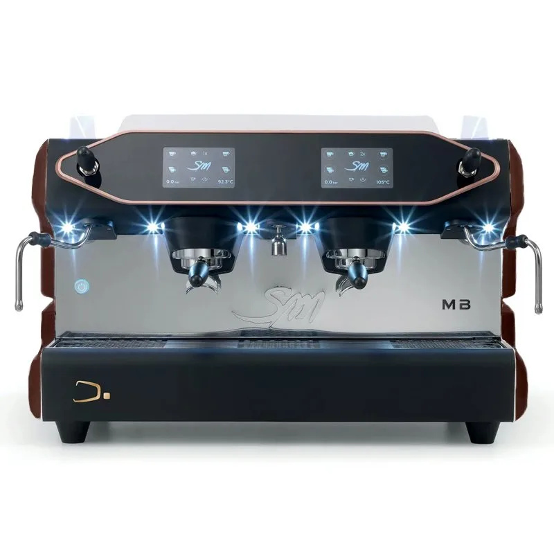 La San Marco D. Multiboiler 2 Gruplu Tam Otomatik Espresso Kahve Makinesi Kahverengi
