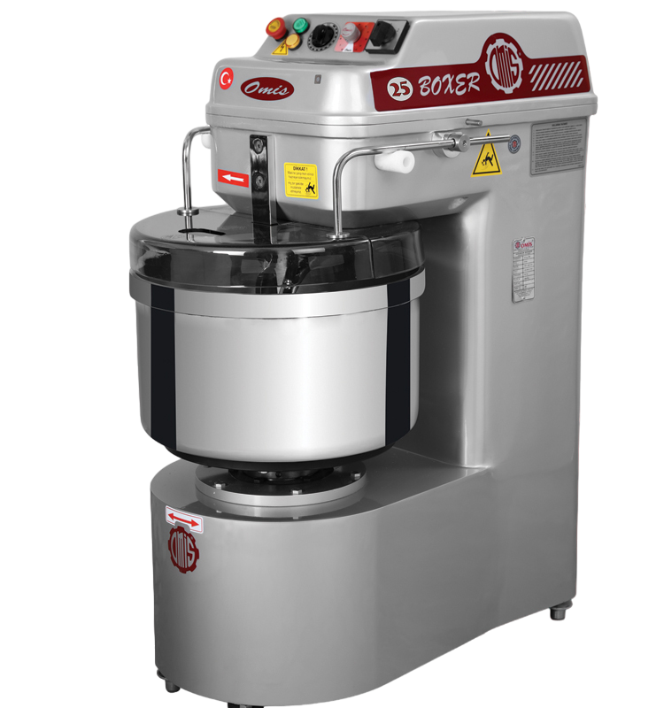 Omis SHK-25 Spiral Hamur Yoğurma Makinesi Hız Kontrollü 25 Kg