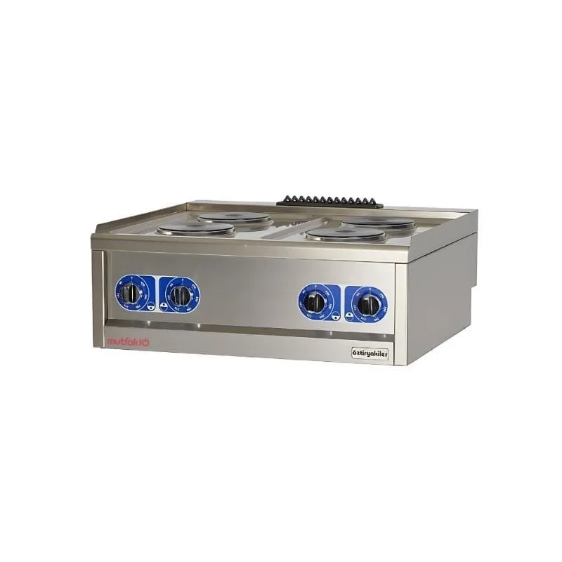 Öztiryakiler Optimum 700 Seri Ocak Set Üstü Dörtlü Elektrikli 80*70