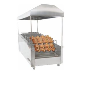 Pimak KM012-6 Yatay Tip Kömürlü Piliç Çevirme Makinesi 60 Piliç Kapasiteli