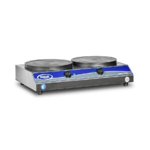 Pimak M098-G Teflonlu Krep Makinesi İkili 2xØ35 Cm Gazlı