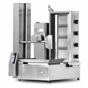 Pimak PDR150-G Otomatik Döner Robotu 5+5 Radyanlı Alttan Motorlu Gazlı