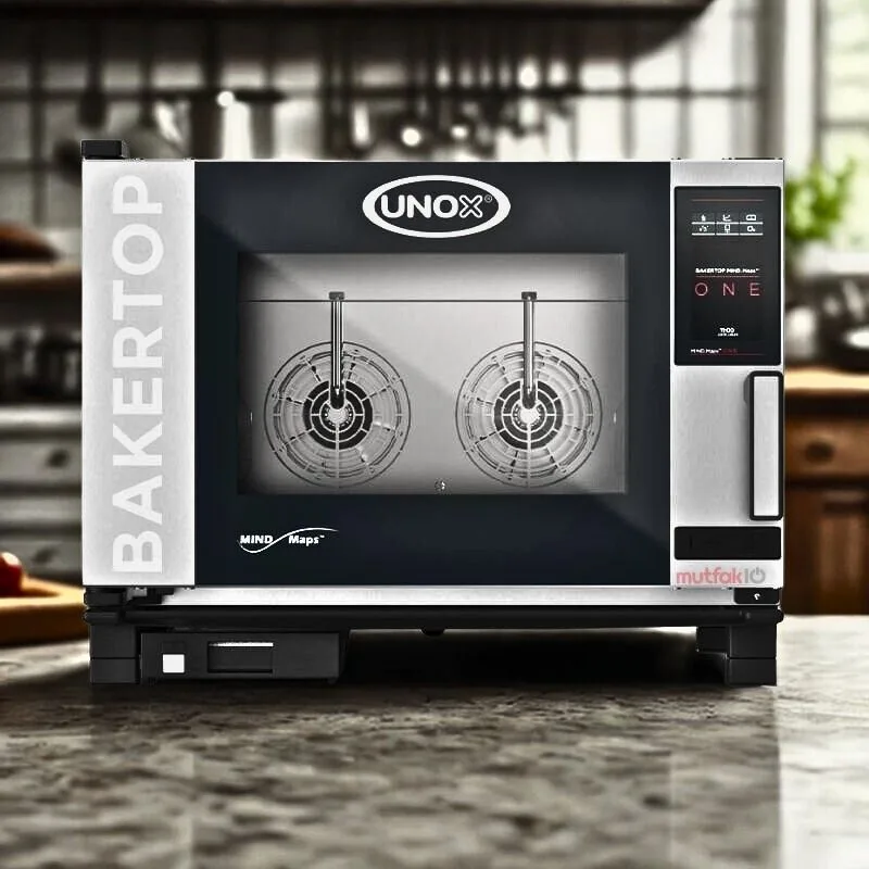 Unox Bakertop One Combi Patiseri Fırın Dijital 4 Tepsili 40x60 Cm Elektrikli XEBC-04EU-E1RM