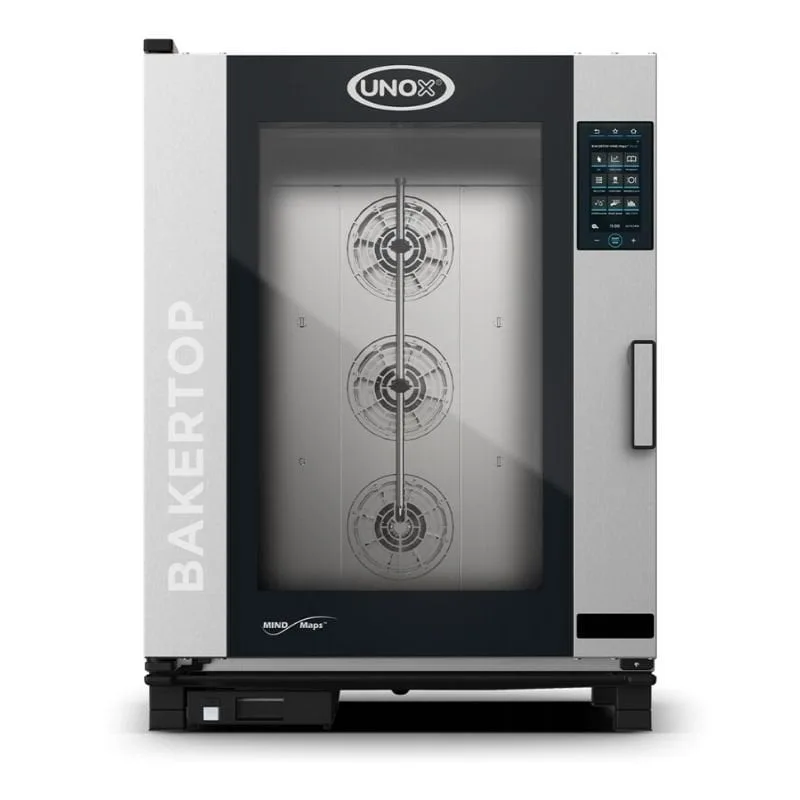 Unox Bakertop Plus Combi Patiseri Fırın Dijital 10 Tepsili 40x60 Cm Gazlı XEBC-10EU-GPRM
