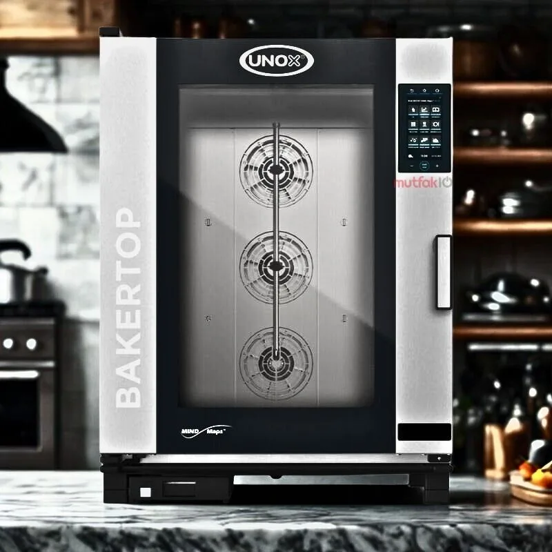 Unox Bakertop Plus Combi Patiseri Fırın Dijital 10 Tepsili 40x60 Cm Elektrikli XEBC-10EU-EPRM
