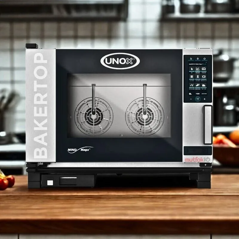 Unox Bakertop Plus Combi Patiseri Fırın Dijital 4 Tepsili 40x60 Cm Elektrikli XEBC-04EU-EPRM