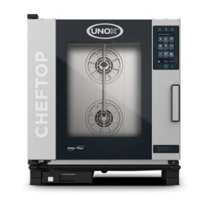 Unox Cheftop Plus Combi Konveksiyonlu Fırın Dijital 7 Tepsili GN 1/1 Gazlı XEVC-0711-GPRM