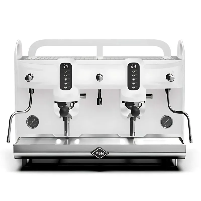 VBM Black Moon Tam Otomatik Espresso Kahve Makinesi 2 Gruplu Beyaz