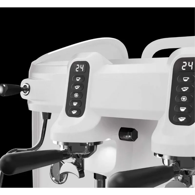 VBM Black Moon Tam Otomatik Espresso Kahve Makinesi 2 Gruplu Beyaz