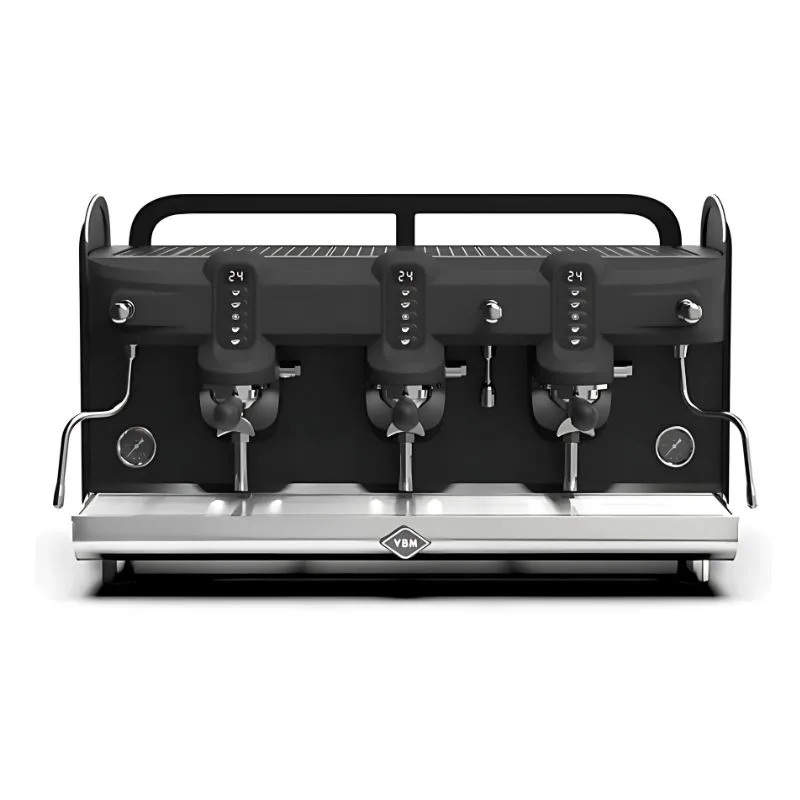 VBM Black Moon Tam Otomatik Espresso Kahve Makinesi 3 Gruplu Siyah