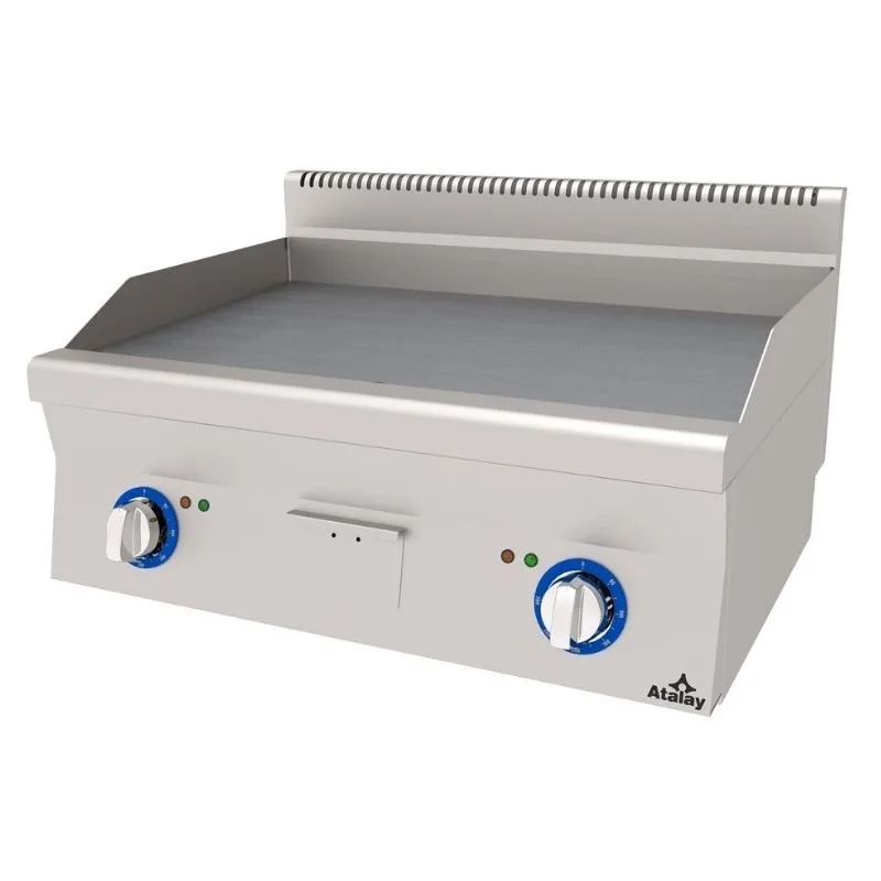 Atalay 600 Seri Düz Pleyt Izgara Set Üstü Elektrikli 80x60 Cm
