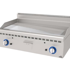 Atalay 600 Seri Nervürlü Krom Pleyt Izgara Set Üstü Gazlı 100x60 Cm