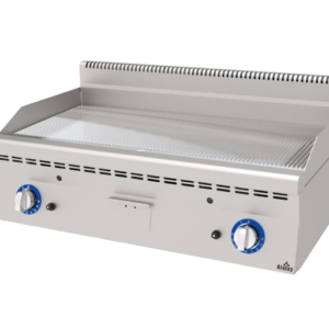 Atalay 600 Seri Nervürlü Krom Pleyt Izgara Set Üstü Gazlı 100x60 Cm