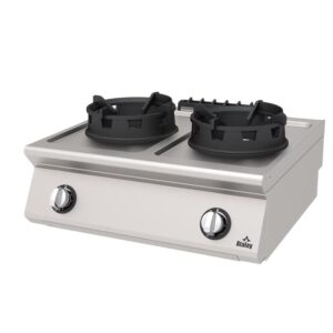 Atalay 730 Seri 2 Gözlü Wok Ocak Set Üstü Gazlı 80x73 Cm