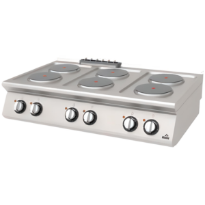 Atalay 730 Seri 6 Yuvarlak Pleytli Ocak Set Üstü Elektrikli 120x73 Cm