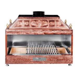 Ateşe Bakır Kapalı Ocakbaşı Izgara, Davlumbazlı, 120 cm