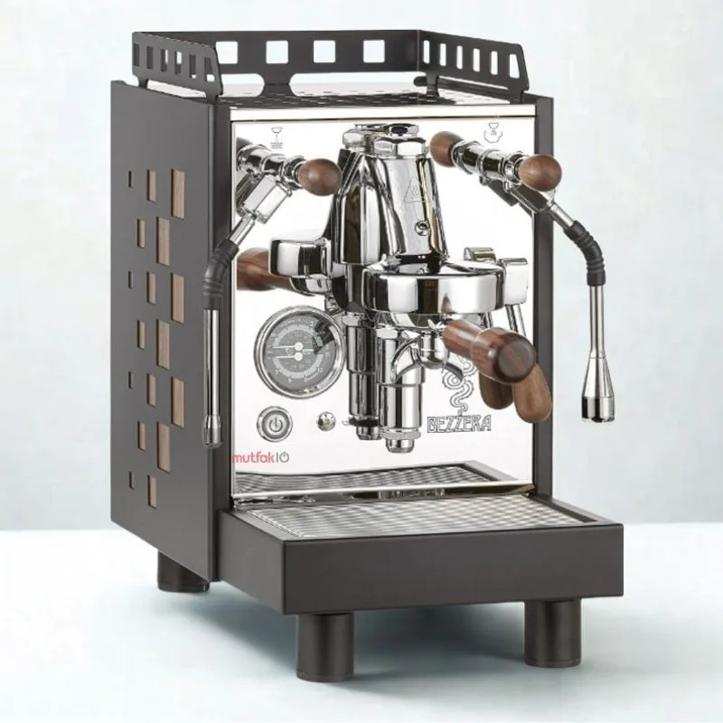Bezzera ARIA TOP-MN Black Yarı Otomatik Espresso Kahve Makinesi, 1 Gruplu