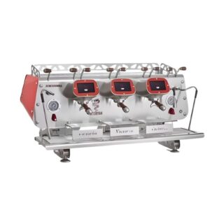 Bezzera Victoria 3 Gruplu Tall Cup Tam Otomatik Espresso Kahve Makinesi, Kırmızı