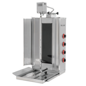 Himaksan 4 Radyanlı Üstten Motorlu Döner Ocağı, Elektrikli, Camlı HMK ÜMDNE-4C