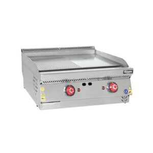 Himaksan Set Üstü Yarı Nevrürlü Pleyt Izgara, Gazlı, 80x70 cm HMK-PIGN 873