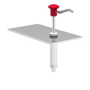 Kalando KD-002 Gastronorm Basmalı Sos Pompa Ünitesi GN 1/3 Kırmızı