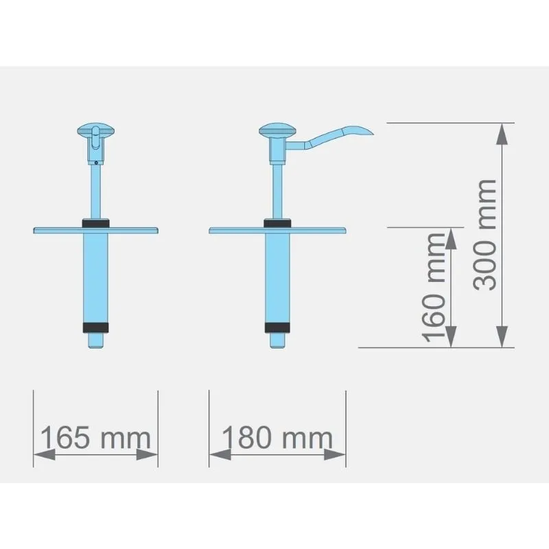 Kalando KD-002 Gastronorm Basmalı Sos Pompa Ünitesi GN 1/6 Turuncu