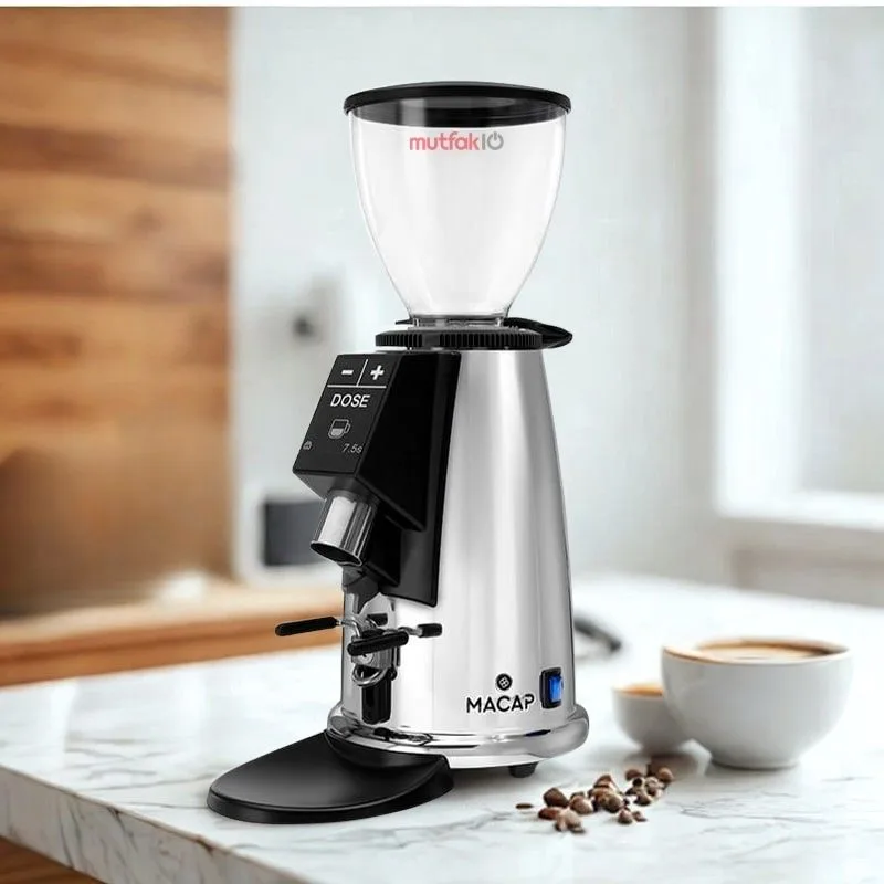 Macap M2E C10 On Demand Espresso Kahve Değirmeni 50 mm Gri