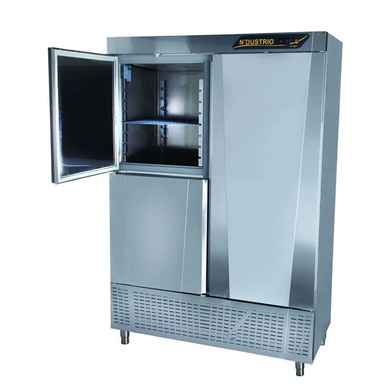 NDustrio 1 Tam 2 Yarım Kapılı Dik Tip Pastane Derin Dondurucu, CNP-203