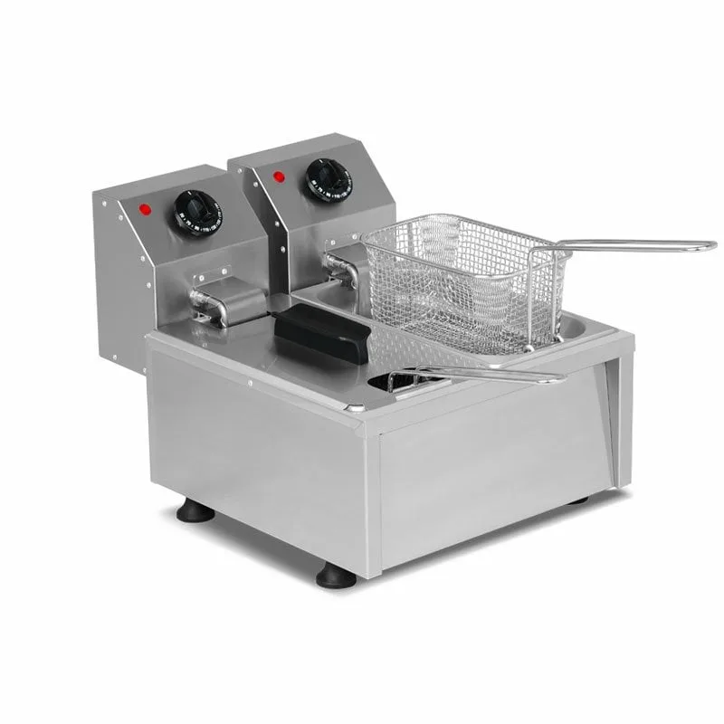 Omake FRT21 E21 Fritöz Set Üstü 3+3 L 230 V