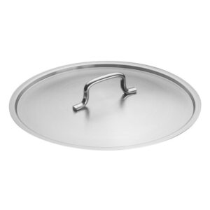 Öztiryakiler 40 Cm Düz Silindirik Tencere Kapağı, Mat