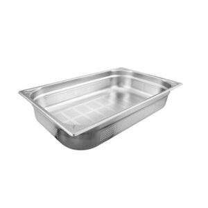 Öztiryakiler Delikli Gastronorm Küvet, Köşe Desenli GNP 1/1x100, 32,5x53x10 cm