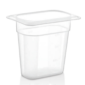 Öztiryakiler Polipropilen Gastronorm Küvet, GN 1/9-150, 10x17x15 cm