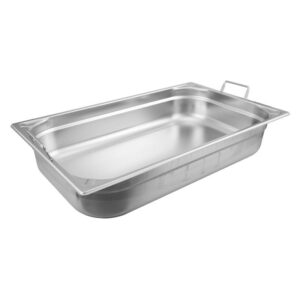 Öztiryakiler Saplı Gastronorm Küvet, Köşe Desenli GH 2/3x200, 32,5x35x20 cm