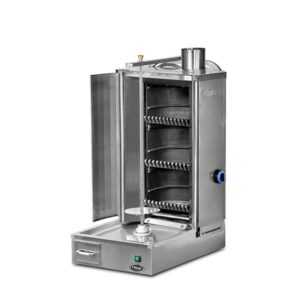 Pimak 3 Radyanlı Alttan Motorlu Kömürlü Döner Ocağı, M77(3K)