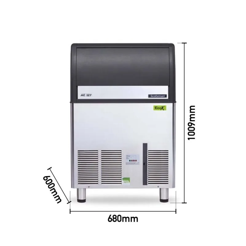Scotsman AC127 EcoX Gurme Buz Makinesi, Hazneli 75 Kg/Gün Kapasiteli